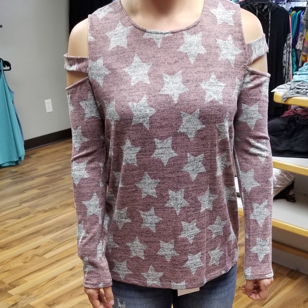 Burgundy star